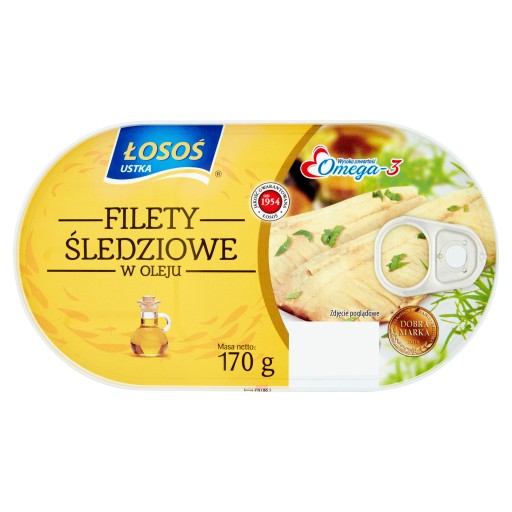 SLEDE FILETKY V OLEJU, LOSOS USTKA 170g