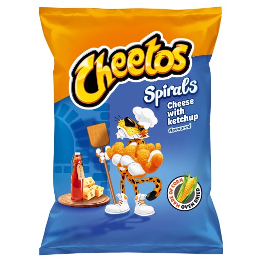 Cheetos Sprirale Syr s kečupovými lupienkami 3x 130g