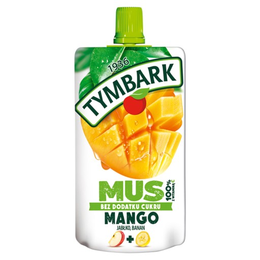 TYMBARK 100% OVOCIE MANGO JABLKO BANÁNOVÝ MUSSE 120G