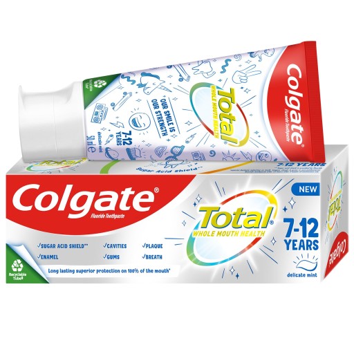COLGATE zubná pasta 50ml TOTAL Junior (7-12)