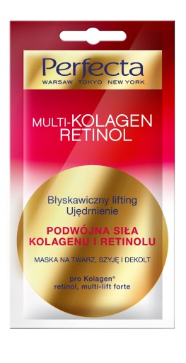 Perfecta Multi-Collagen Retinol maska 8 ml