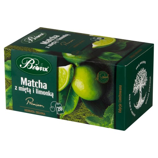 Čaj MATCHA s obálkami Mäta a Limetka 40 Bifix