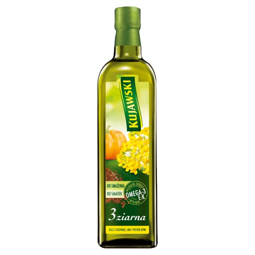 Kujawski 3 GRAINS repkový olej 750ml
