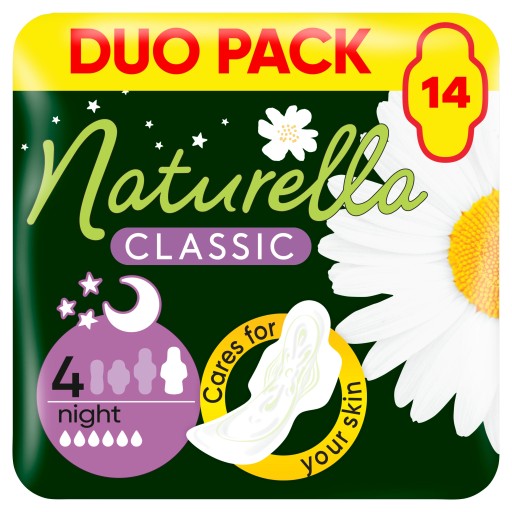 Naturella Classic Duo 14 nočných hygienických vložiek