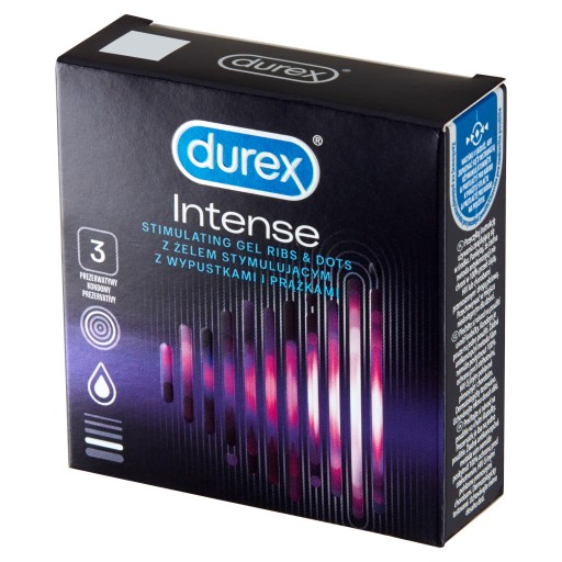 DUREX Intense stimulačné kondómy 3 ks