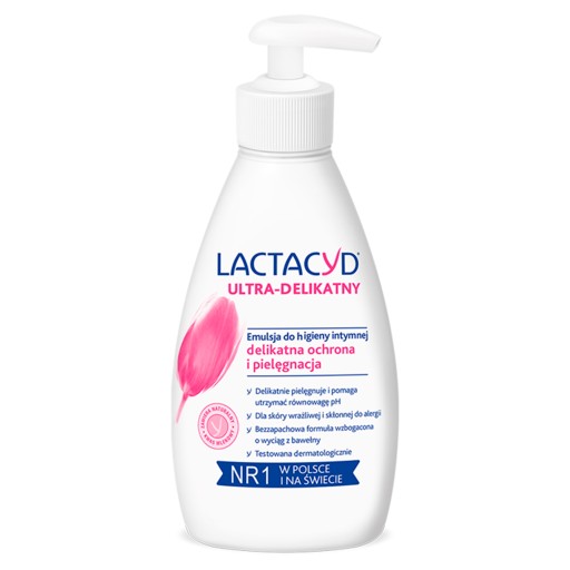 Lactacyd Sensitive emulzia pre intímnu hygienu s pumpičkou 200 ml