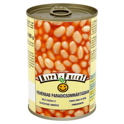 Happy Frucht Biela fazuľa v paradajkovej omáčke 400