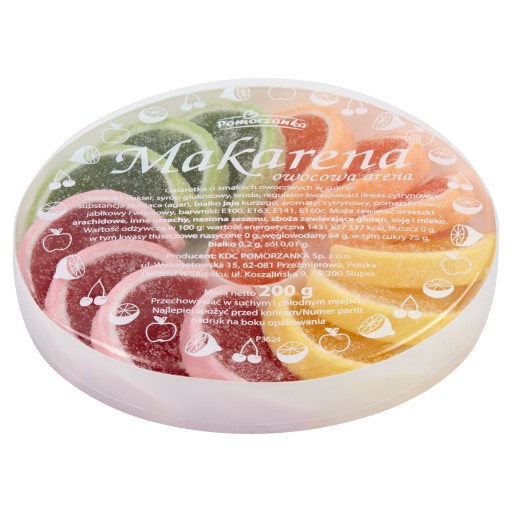 Pomorzanka Macarena Ovocné želé v cukre 200g