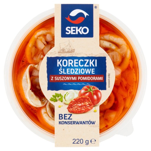 Seko Sleďové čiapky so sušenými paradajkami 220 g