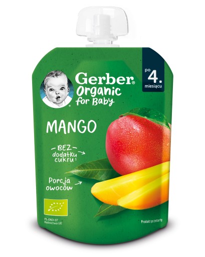 Gerber Organic Mango Dessert Mousse po 4. mesiaci 80 g