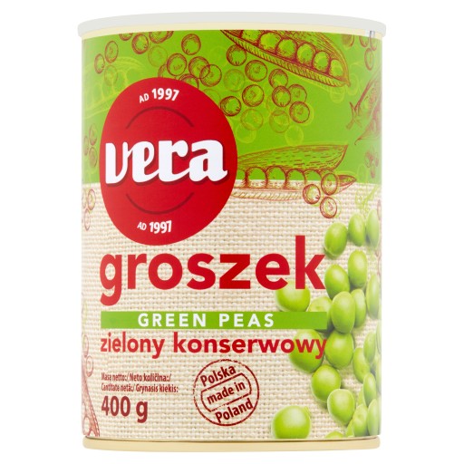 Vera hrášok 400 g