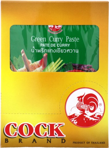 Kohútia pasta CURRY zelená 50g