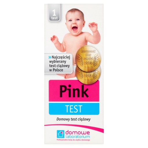 PINK-TEST tehotenský testovací tanier 1 ks.