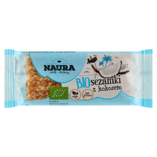 BIO sezamové sezamy s kokosom 27g NAURA