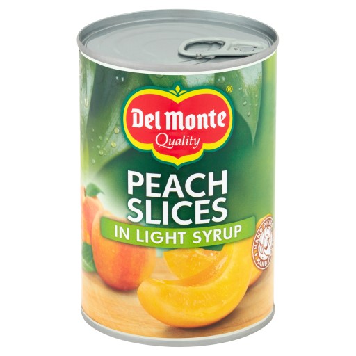 Del Monte Kúsky broskýň v light sirupe 420