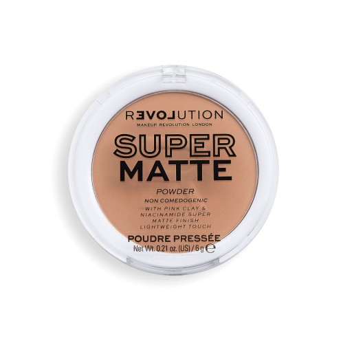 Makeup Revolution Super Matte Pressed Powder Mattifying powder - Tan 6g