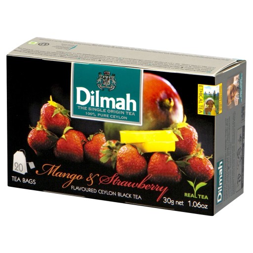 DILMAH čaj mango a jahoda 20 vrecúšok
