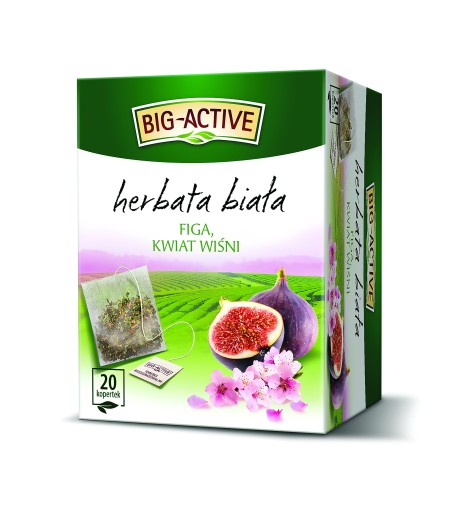 Big-Active čaj z bielej figy a čerešňových kvetov (20 vrecúšok x 1,5g) 30g