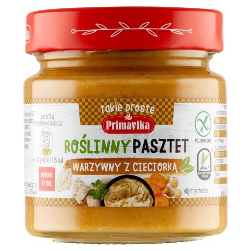 Primavika Zeleninová paštéta s cícerom 160 g