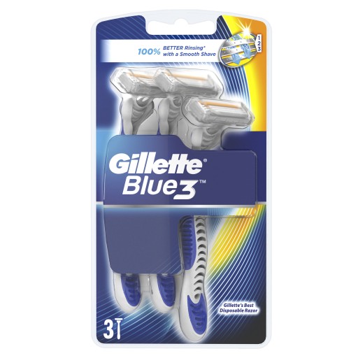 Gillette blue3 A3 jednorazový holiaci strojček