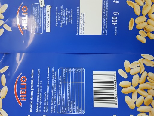 Helio Pečené arašidy solené 400 g