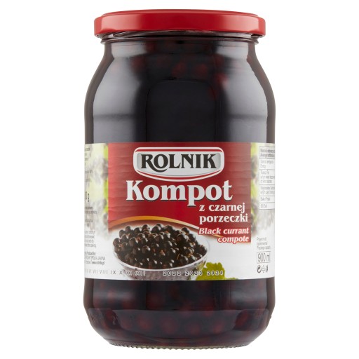 Rolnik Ríbezľový kompótový nápoj v tégliku 900 ml