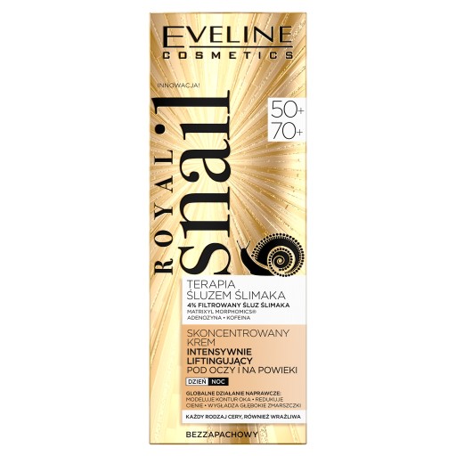 Eveline Cosmetics Royal Snail očný krém 50+70+