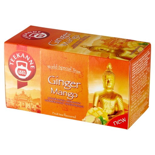 Ovocný expresný čaj Ginger & Mango Teekanne 35 g