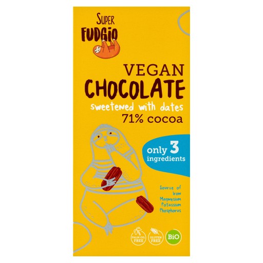 Vegánska čokoláda sladená BIO datľami 80g
