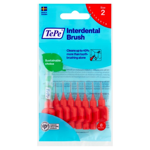 TePe Original čističe rúr 0,5 mm ČERVENÁ veľkosť 2 - 8 ks