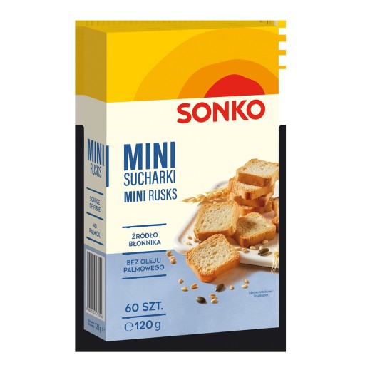Sonko mini sucháre 60 ks 120g