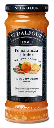St. Dalfour Fruity Rhapsody Orange and Ginger 284 g