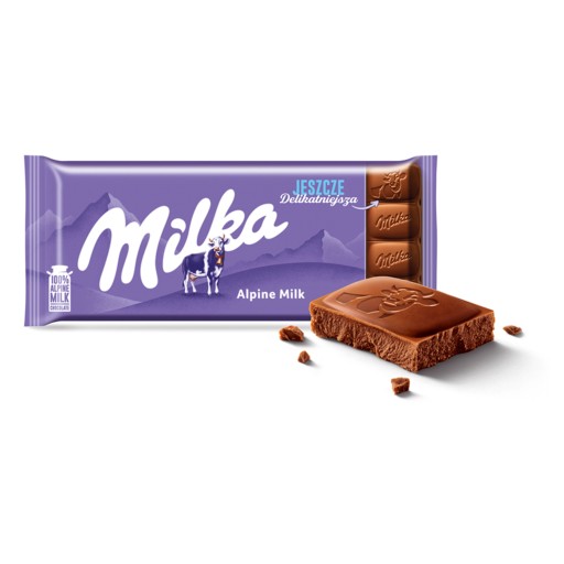 Milka alpská mliečna čokoláda 100g