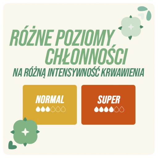 Organické tampóny Normal 16 ks.
