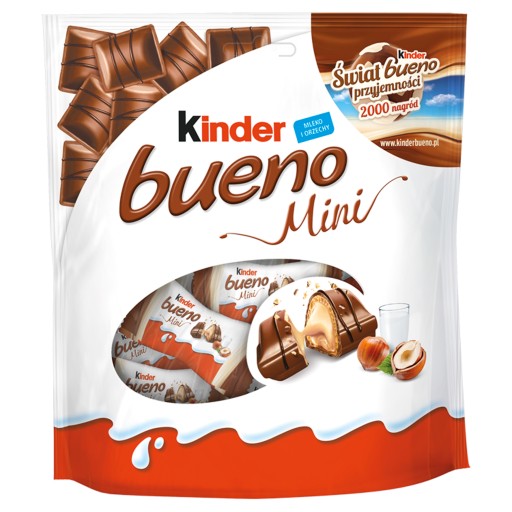 Kinder Bueno Mini Ferrero Čokoládové oblátky plnené tyčinky 2ks x 108g