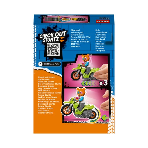 LEGO Bricks City 60356 Kaskadérsky motocykel s medveďom