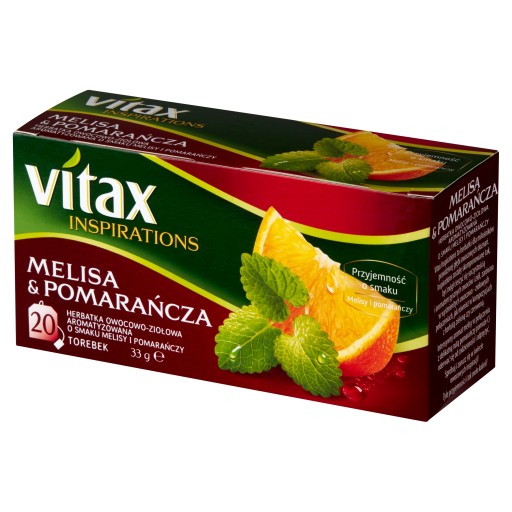 Vitax čaj z medovky a pomaranča (20 tabliet)