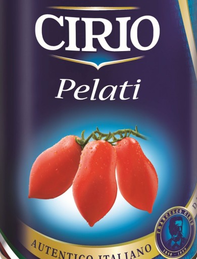Pelati paradajky celé, bez šupky, 400 g CIRIO