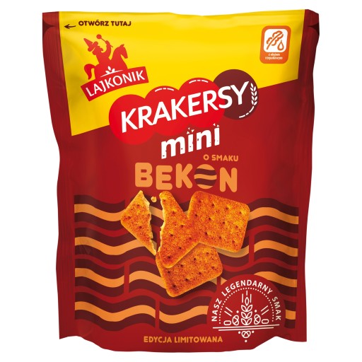 Lajkonik Mini Crackers Slanina 100g