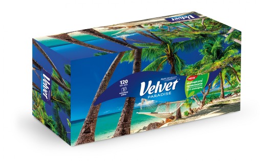 Velvet Paradise univerzálne utierky 120 ks.