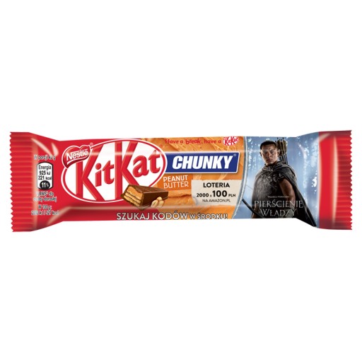 KITKAT CHUNKY ARAŠIDOVÉ MASLO V MLIEČNEJ ČOKOLÁDE