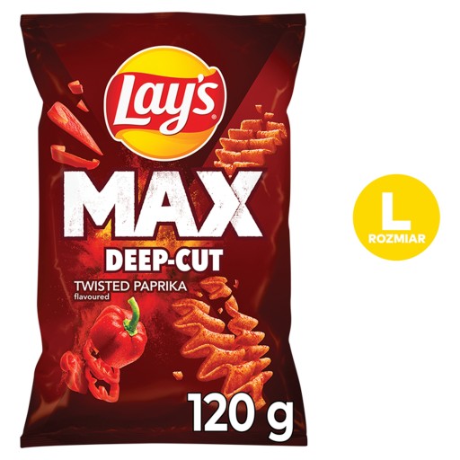 Lay's Lays Max Paprika Zemiakové lupienky 120g