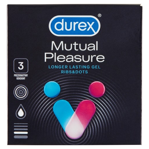 DUREX Kondómy pre vzájomné potešenie 3 ks