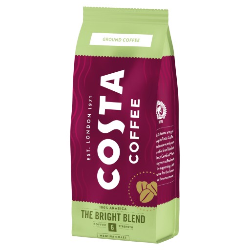 Costa Coffee Bright Blend mletá káva 200g