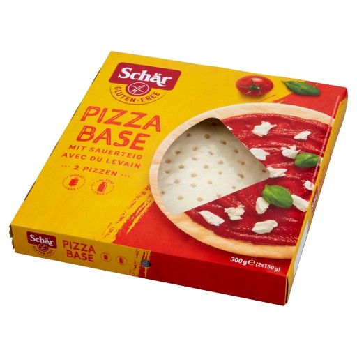 SCHAR Bezlepkové základy na pizzu 2 ks. 350 g