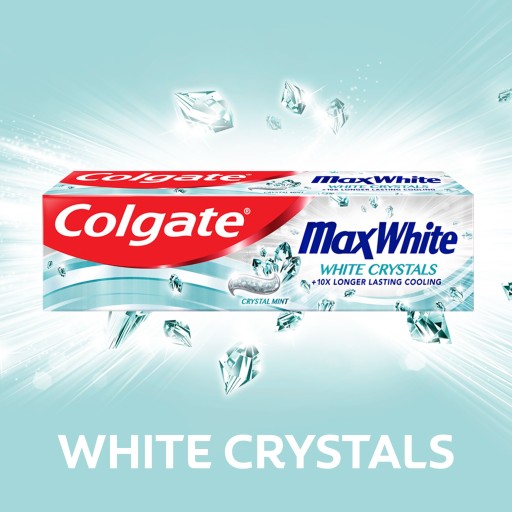 Colgate Max White White + Crystals zubná pasta 100ml