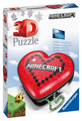3D puzzle Ravensburger 112852 Minecraft Heart 54 ks.