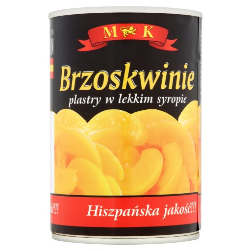 Broskyňové plátky v sirupe 420g MK