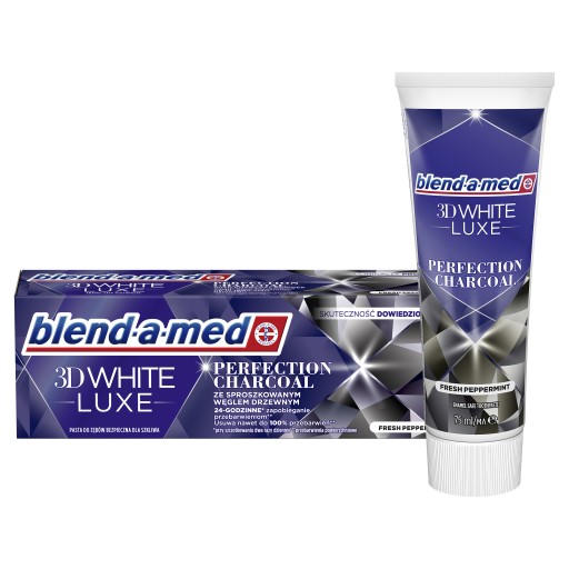 Blend-a-med 3DWhite Luxe zubná pasta s uhlím 75 ml