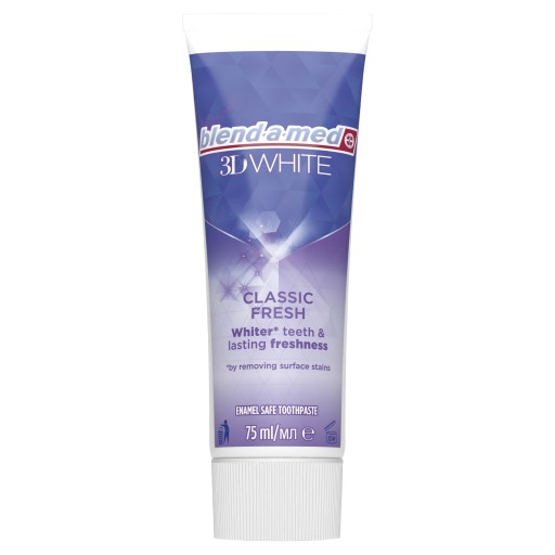 Blend-A-Med Fresh 3D WHITE klasická svieža odstraňuje zafarbenie Pasta 75ML
